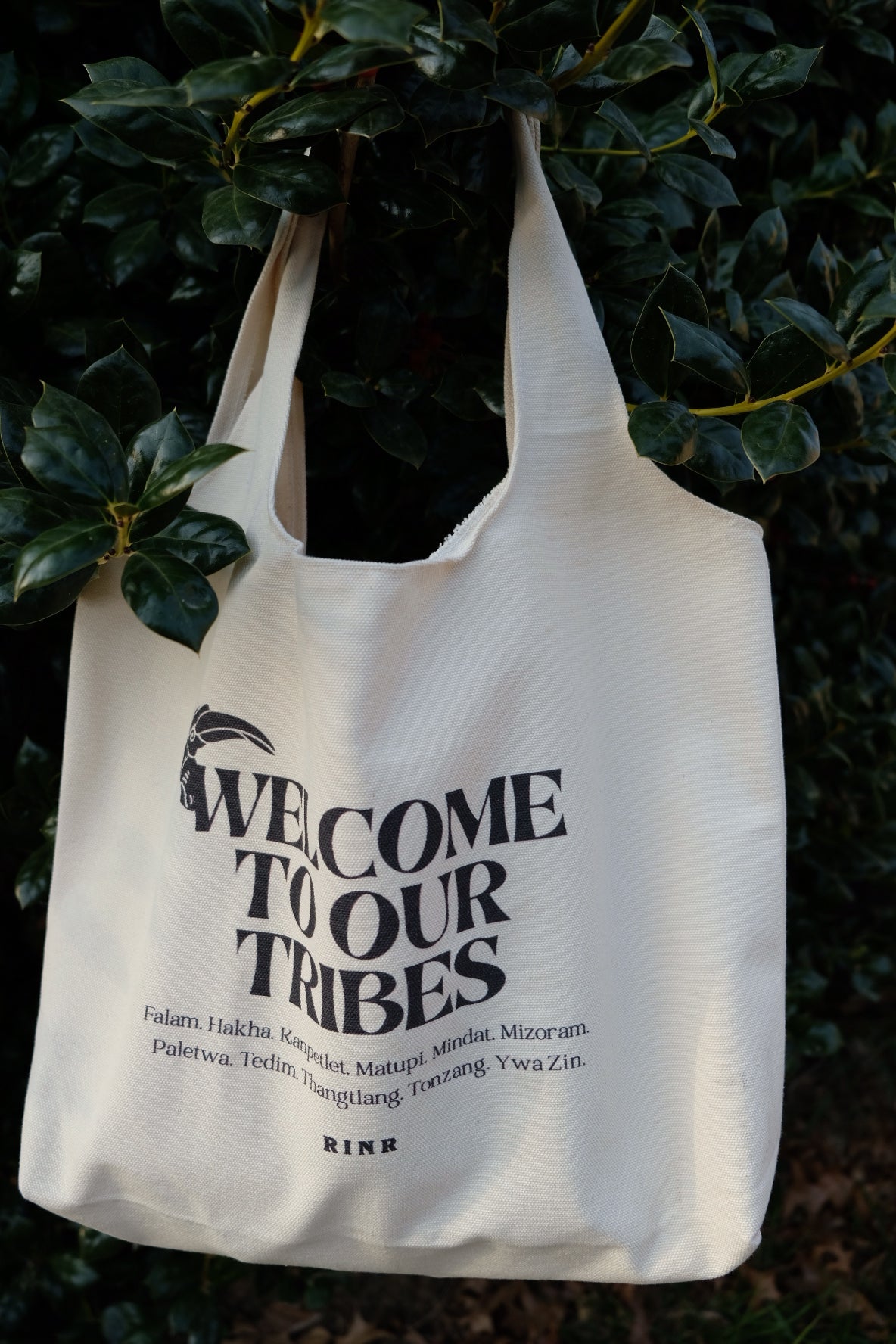 reversible canvas tote bag