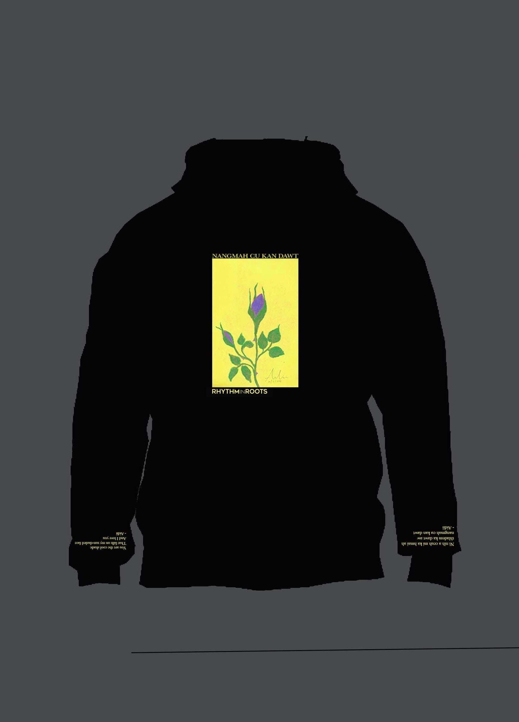 AiDii Black Graphic Hoodie